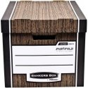 Fellowes Bankers BOX medienos GRŪDAI - pudło na archiwa FastFold, (0061001)