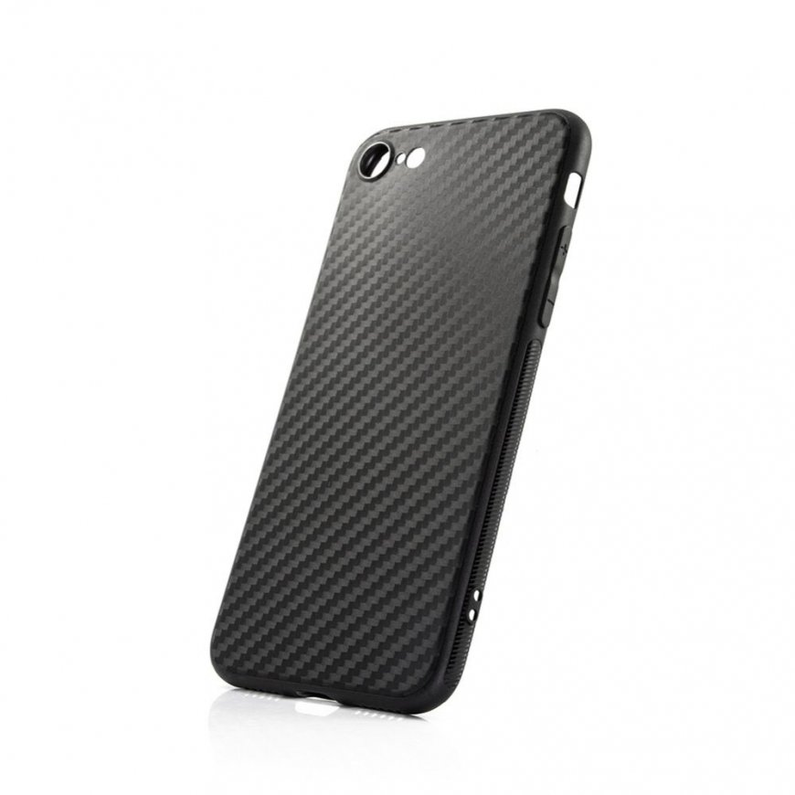 iLike Apple iPhone X/Xs (5.8")Carbon Feber Back Case Black