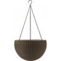 KETER ROUND POT HANGING BROWN KETER ROUND POT HANGING BROWN
