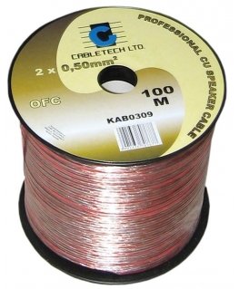 Cabletech Kolonėlių kabelis OFC 1.5mm 100m
