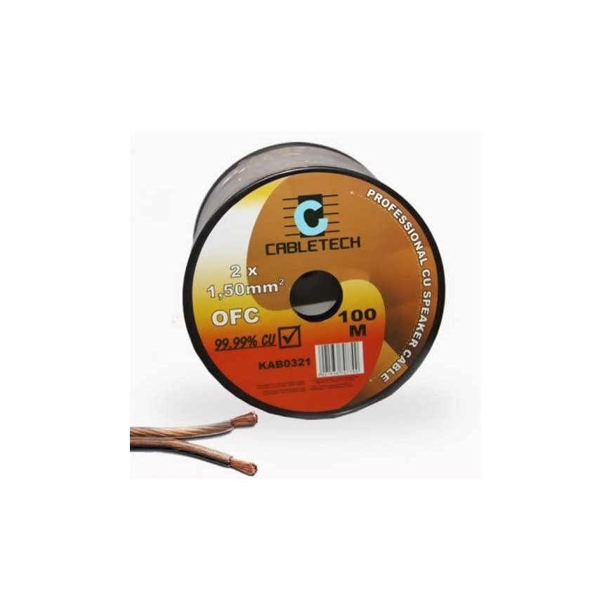 Cabletech Kolonėlių kabelis OFC 1.5mm 100m – 3