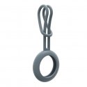 iLike AirTag Silicone Keychain Loop Case Blue