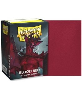 Dragon Shield Standard Sleeves - Matte Blood Red 'Simurag' (100 Units)