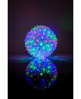 iLike N/A Bumba ar puķēm RS-209 100LED D-14cm Multi Color