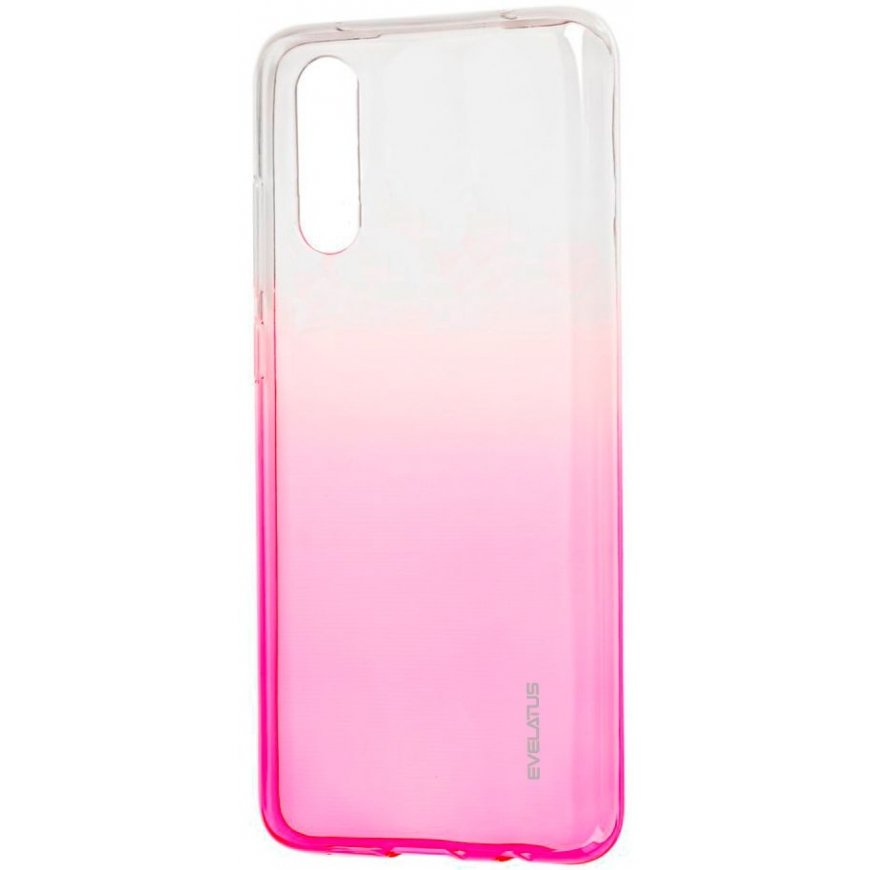 Evelatus Samsung Galaxy A70 Gradient TPU Case Rose Red