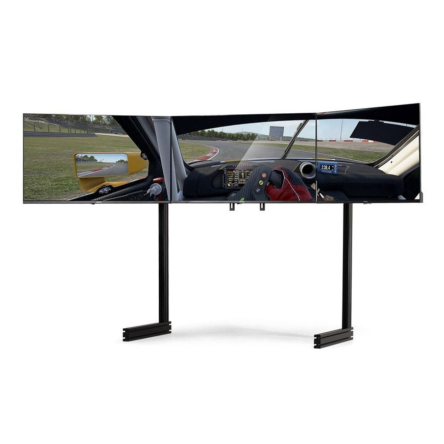 Laikiklis Next Level Racing ELITE trigubo monitoriaus stovo priedas - juodas – 4