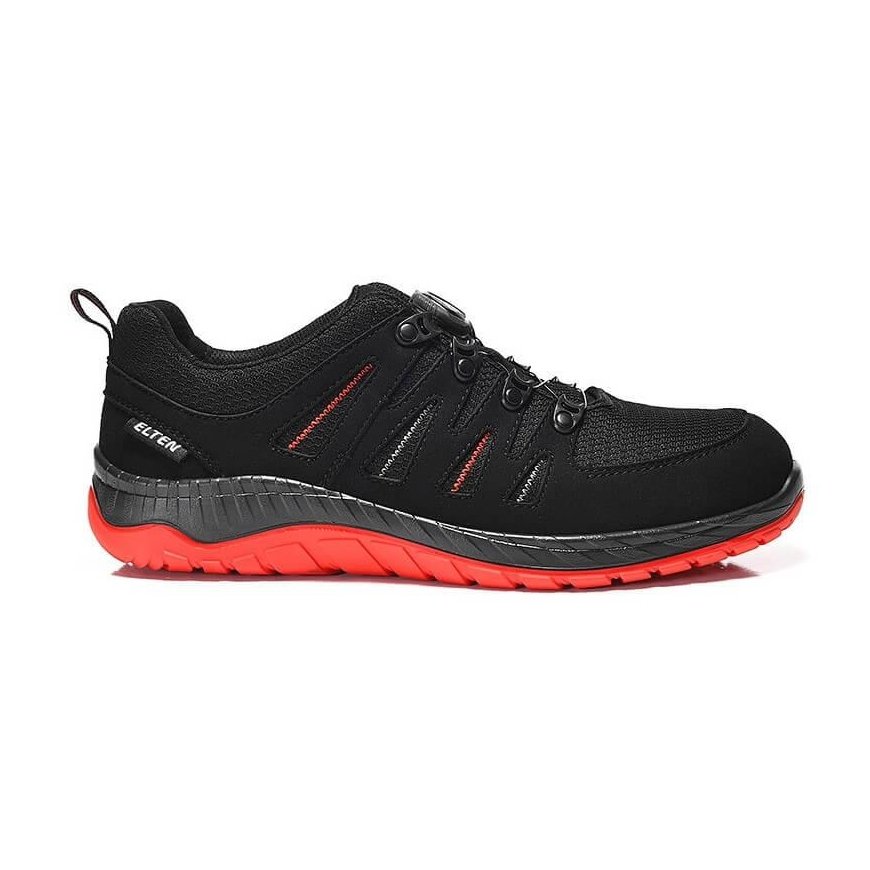 Shoes ELTEN Maddox Boa Low ESD S3 SRC, black/red 44 – 2