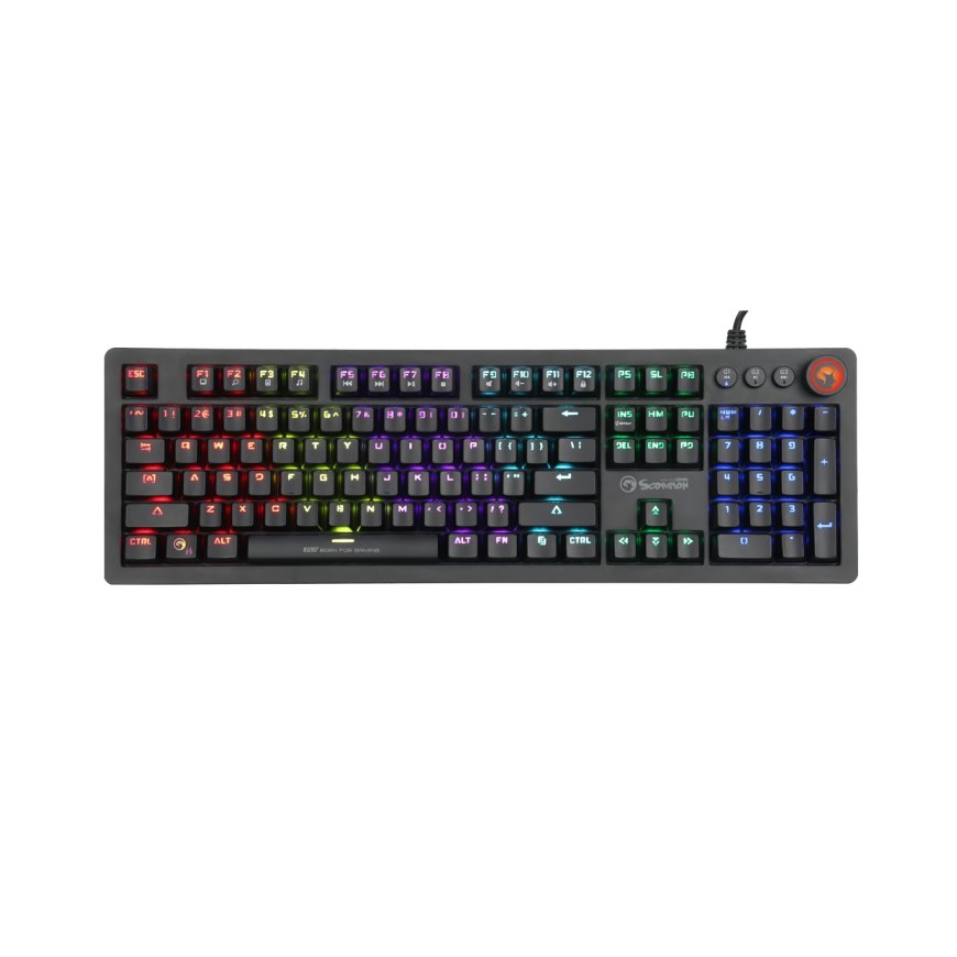 Marvo KG917 tastatūra USB Melns