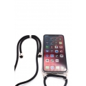 Evelatus Samsung A40 Case with rope Black Transparent Evelatus Samsung A40 Case with rope Black Transparent
