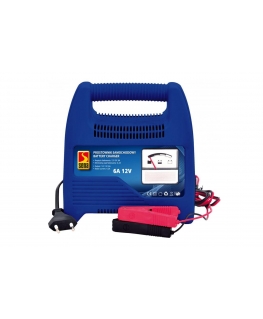 Prostownik, kroviklis do akumulatora 6a, 12v amio sbc-6a