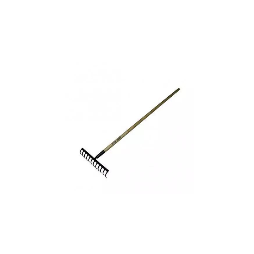 Fiskars FS135751 Rake 12 teeth with wooden handle 1560 mm (FSL12)