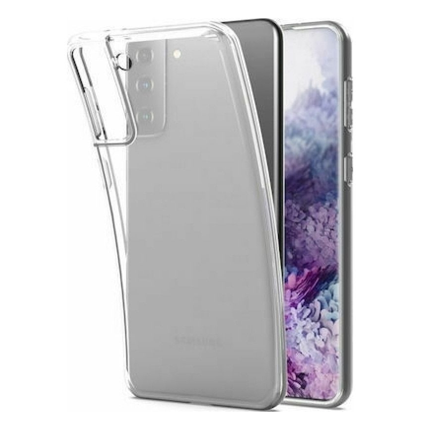 Evelatus Samsung Galaxy S21 Clear Silicone Case 1.5mm TPU Transparent