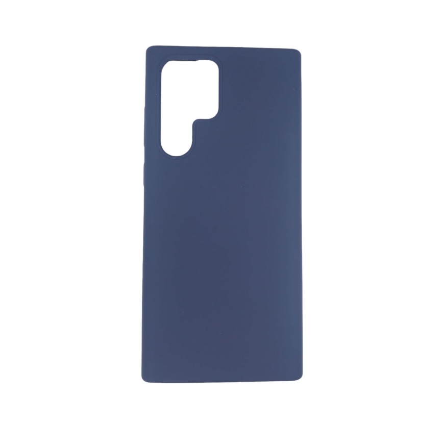 Evelatus Samsung Galaxy S22 Ultra Premium Soft Touch Silicone Case Navy Blue
