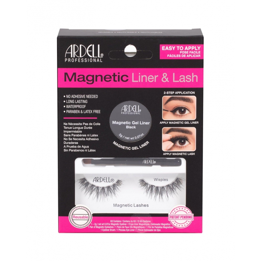 Ardell Magnetic Liner & Lash False Blakstienos Wispies