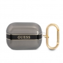 Guess Apple Airpods Pro TPU Printed Stripe Case Black Guess Apple Airpods Pro TPU Printed Stripe Case Black
