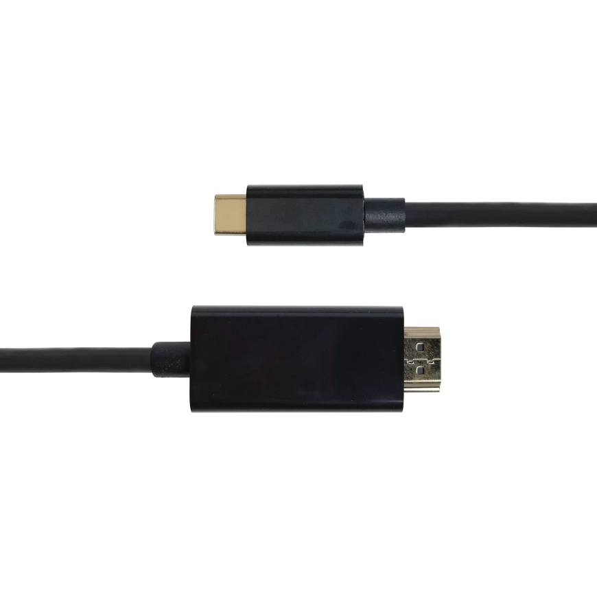 USB-C - HDMI kabelis DELTACO 2m, 4K@60Hz, juodas / USBC-HDMI-1020 – 2
