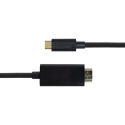 USB-C - HDMI kabelis DELTACO 2m, 4K@60Hz, juodas / USBC-HDMI-1020 USB-C - HDMI kabelis DELTACO 2m, 4K@60Hz, juodas / USBC-HDMI-1020