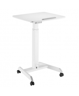 Adjustable height desk Maclean MC-892W, 113cm, white