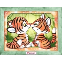 Beldizart Tiger cubs meeting 30*24 cm AZ-4158