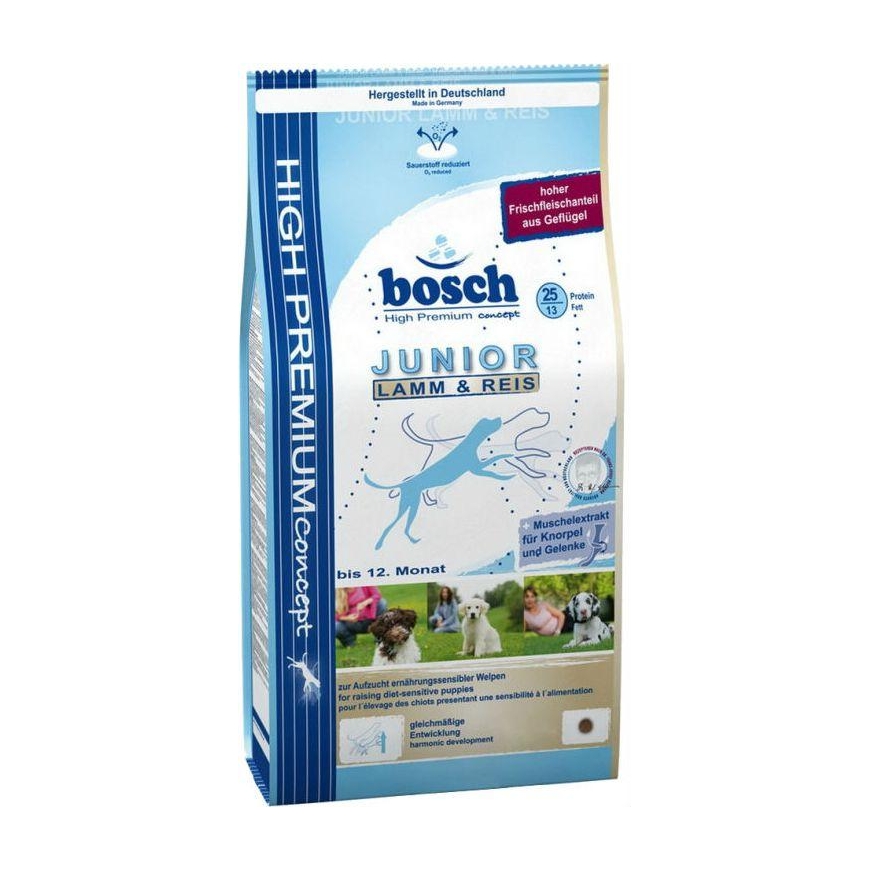 Bosch Petfood Bosch Tiernahrung Junior ėriena & ryžiai - 3kg – 5