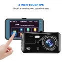 RoGer 2in1 DVR3 Car video recorder and rear view camera / Full HD / 170' / G-Sensor / LCD 4'' RoGer 2in1 DVR3 Car video recorder and rear view camera / Full HD / 170' / G-Sensor / LCD 4''