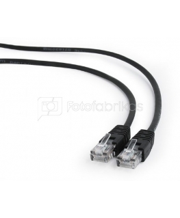 Gembird PATCH CABLE CAT5E UTP 7.5M/BLACK PP12-7.5M/BK