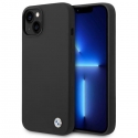 Case BMW BMHCP14SSILBK iPhone 14 6.1" black/black silicone metal logo