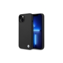 Case BMW BMHCP14SSILBK iPhone 14 6.1" black/black silicone metal logo