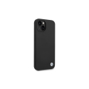Case BMW BMHCP14SSILBK iPhone 14 6.1" black/black silicone metal logo
