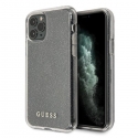 Guess GUHCN65PCGLSI iPhone 11 Pro Max sidabrinis/sidabrinis hard dėklas Glitter