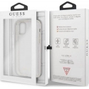 Guess GUHCN65PCGLSI iPhone 11 Pro Max sidabrinis/sidabrinis hard dėklas Glitter