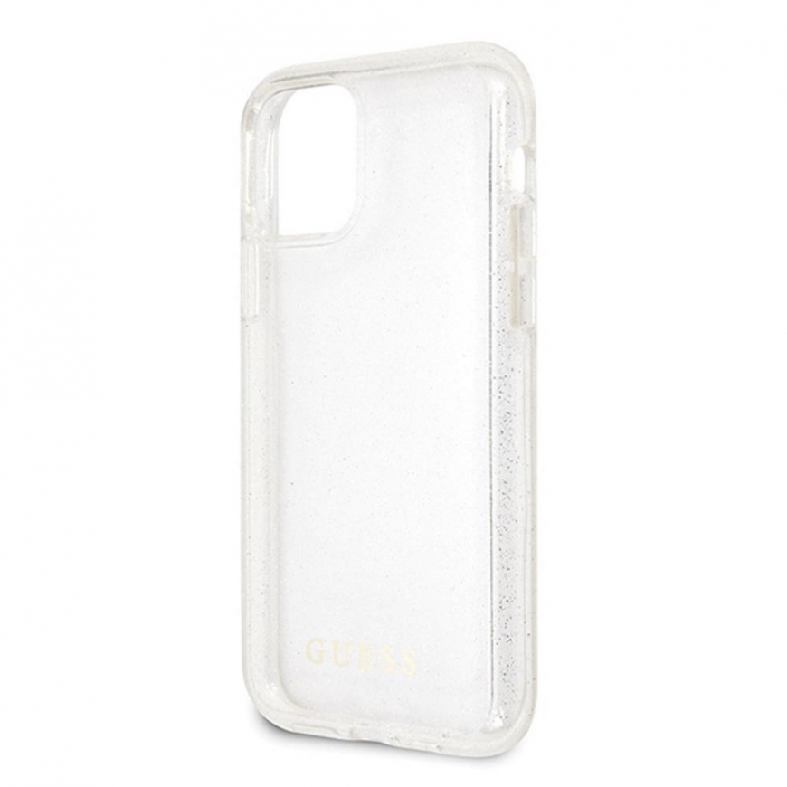 Guess GUHCN65PCGLSI iPhone 11 Pro Max silver/silver hard case Glitter – 3