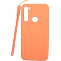 Evelatus Xiaomi Xiaomi Redmi Note 8 / Redmi Note 8 2021 Soft Touch Silicone Case with Strap Pink