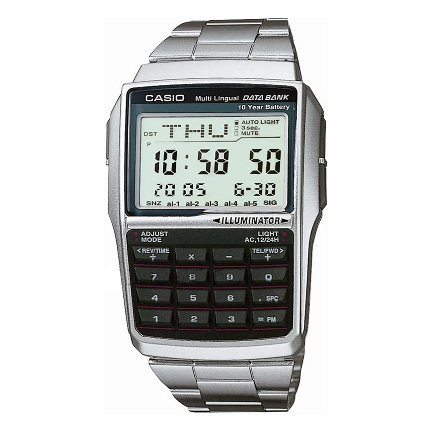 Casio DBC-32D-1AES rannekello Mies Elektroninen Vaalean metallinen
