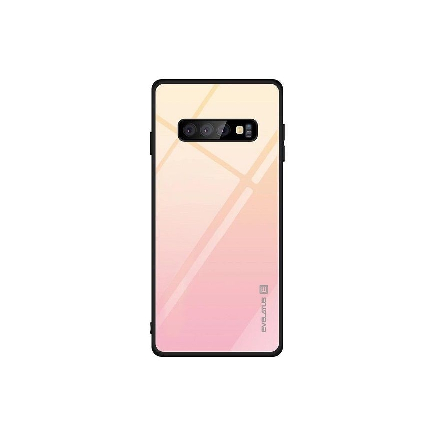 Evelatus Samsung A50 Gradient Glass Case 1 Mild Melon