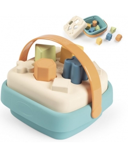 SMOBY Little Green Sorter in a bioplastic basket