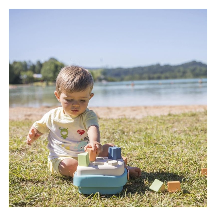SMOBY Little Green Sorter in a bioplastic basket – 2