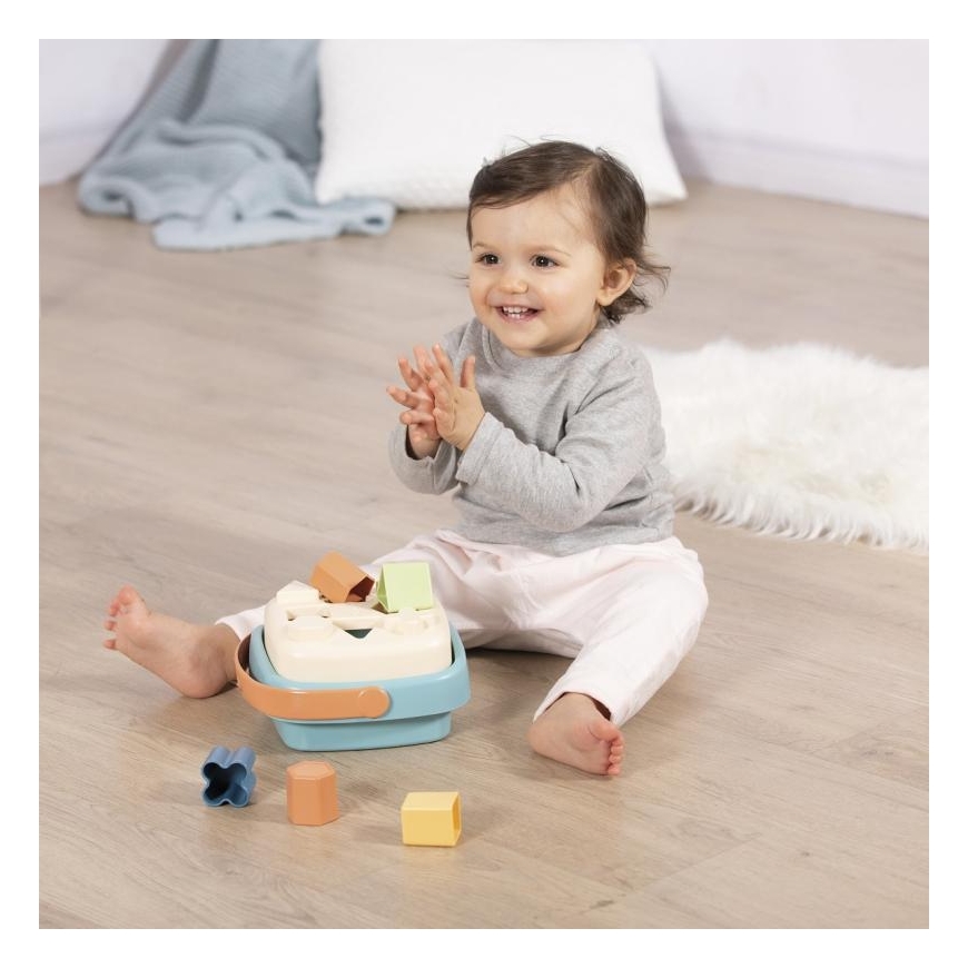 SMOBY Little Žalias Sorter bioplastiko krepšelyje – 3