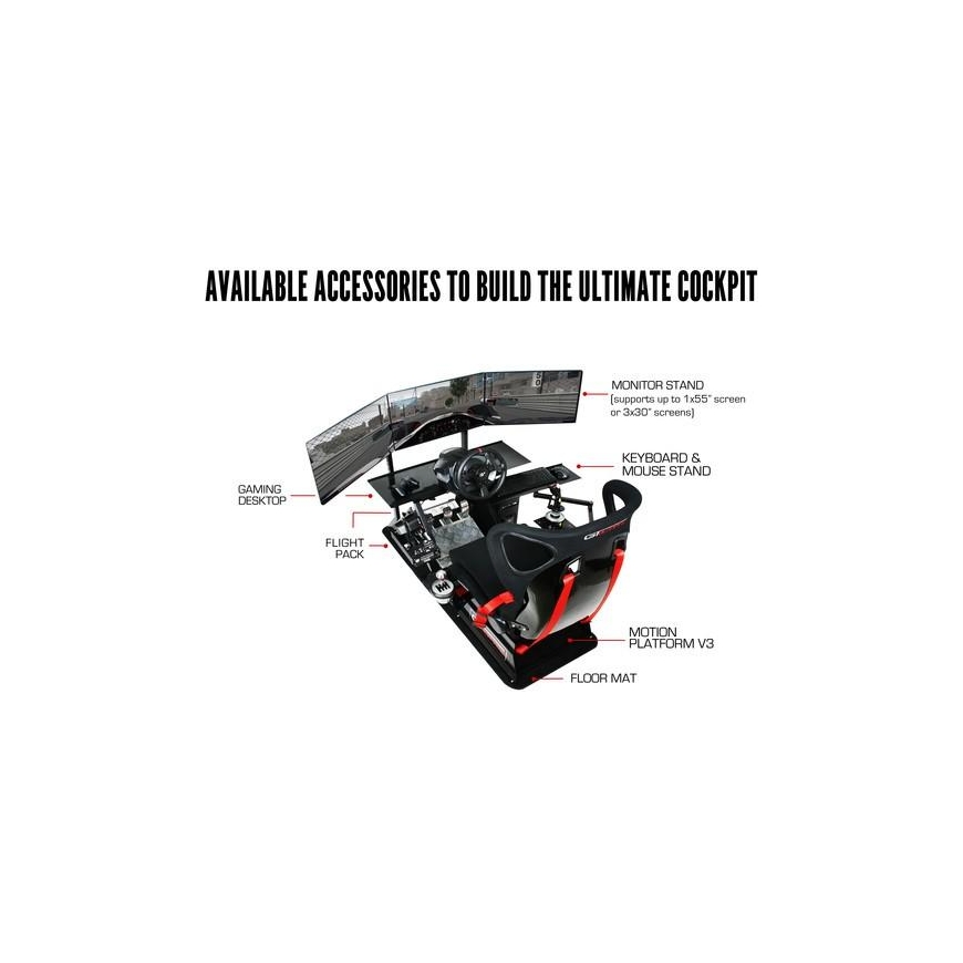 Next Level Racing stovas vairui 2.0 – 3