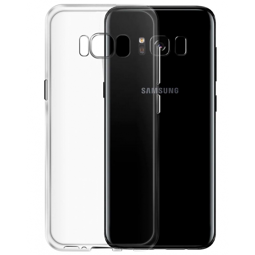 Evelatus Samsung Galaxy S8 Plus Clear Silicone Case 1.5mm TPU Transparent