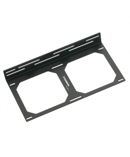 Barrow 240 mm radiatoriaus laikiklis – juoda
