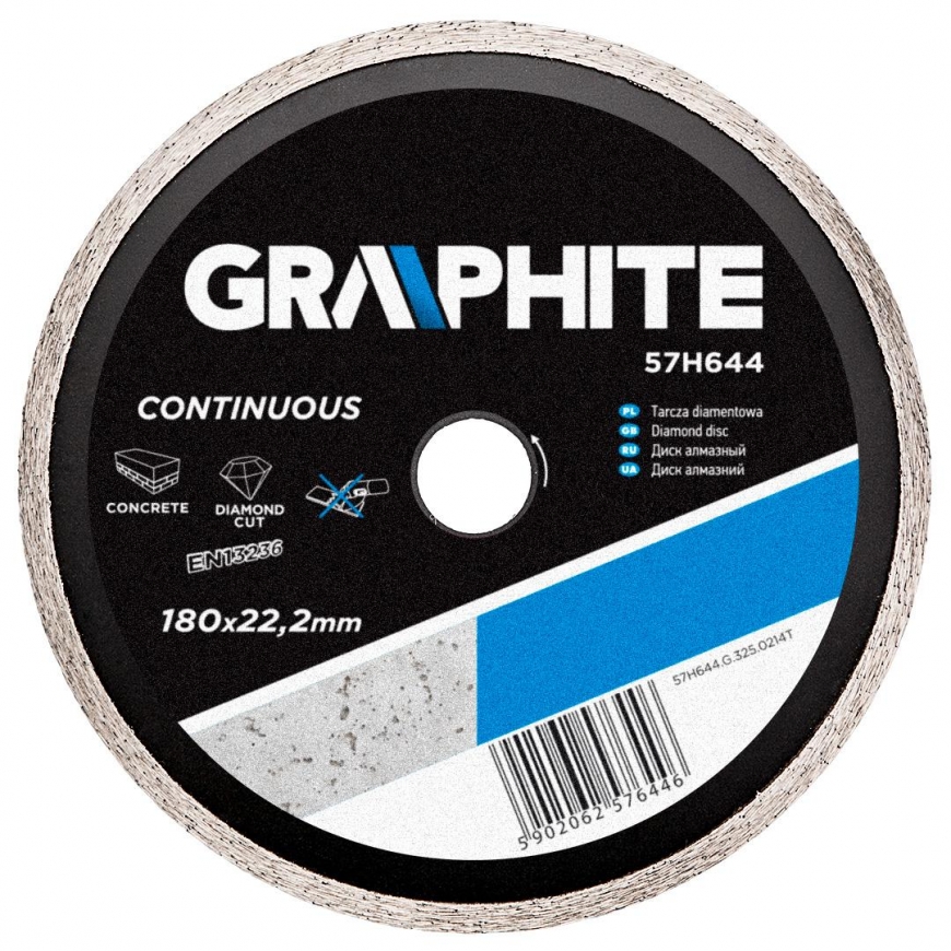 Graphite Graphite diamond disc 180x22.2 mm - 57H644 – 3