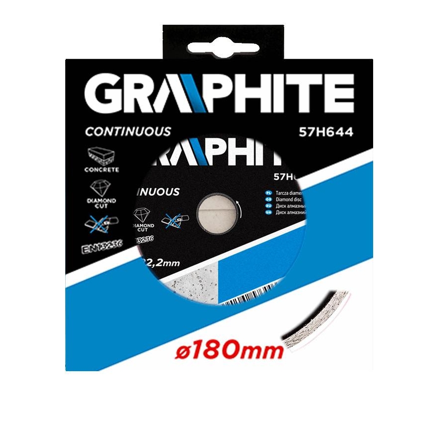 Graphite Grafitinis deimantinis diskas 180x22,2 mm - 57H644 – 4