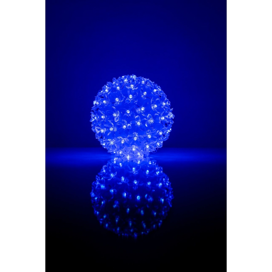 iLike N/A Bumba ar puķēm RS-209 100LED D-14cm Blue
