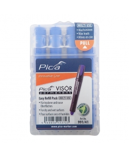Pica VISOR permanent replacement refills blue