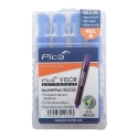 Pica VISOR permanent replacement refills blue