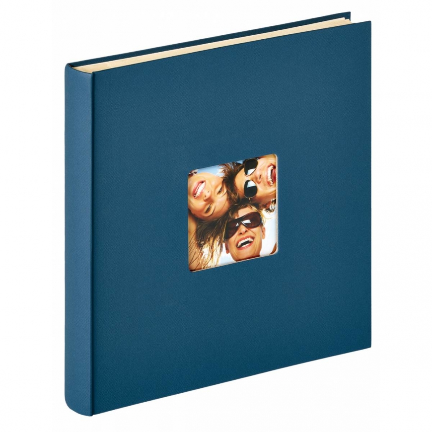Walther Fun photo album Blue 50 sheets Case binding