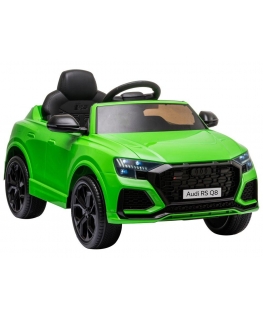 Lean Cars Vienvietis elektromobilis vaikams Audi RS Q8, žalias