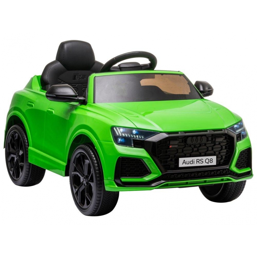Lean Cars One-seater electric car for children Audi RS Q8, green