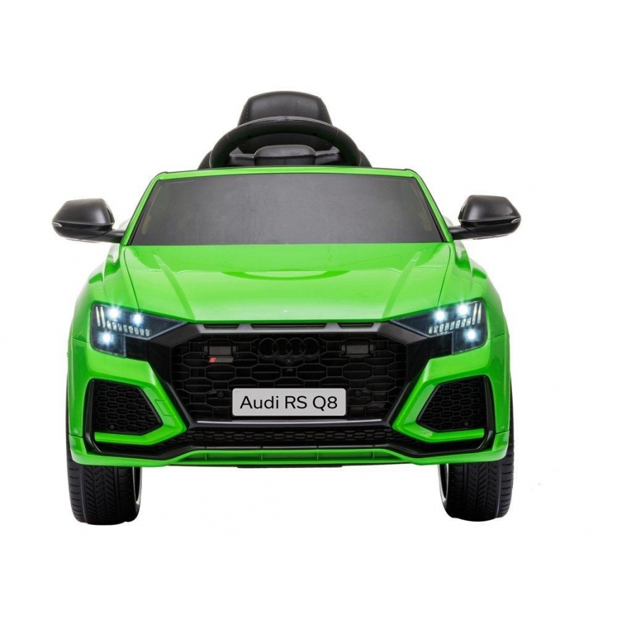Lean Cars Vienvietis elektromobilis vaikams Audi RS Q8, žalias – 2
